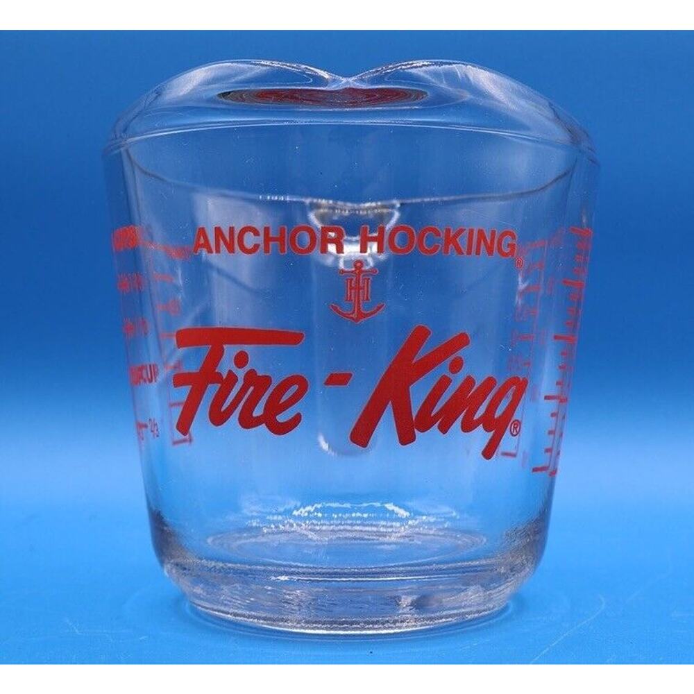 Anchor Hocking Fire-King Clear Glass Measuring‎ Cup Liquid 16 Oz 2 Cups 500m 5dl